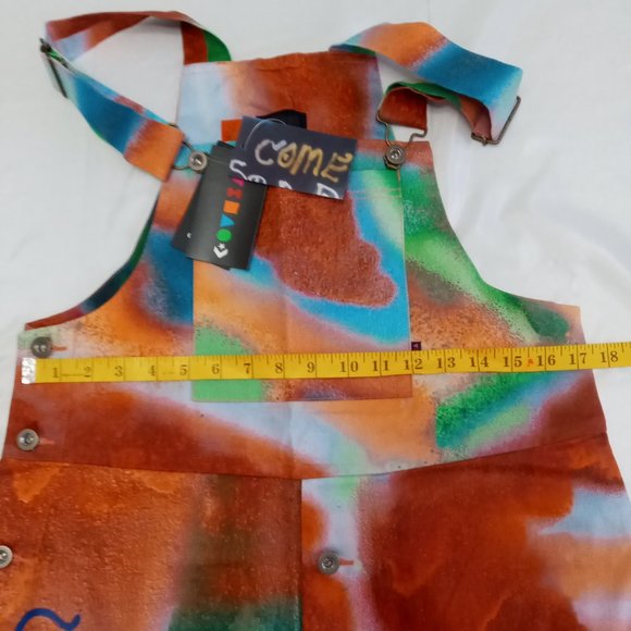 Converse Shapes x Come Tees cosmic airbrush all-over print overalls - Picture 5 of 12